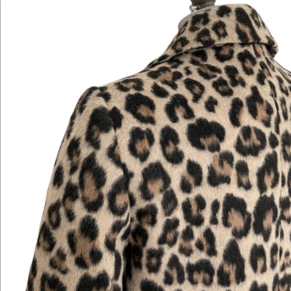 Love Token Leopard Print Coat Size XS - Picture 8 of 11